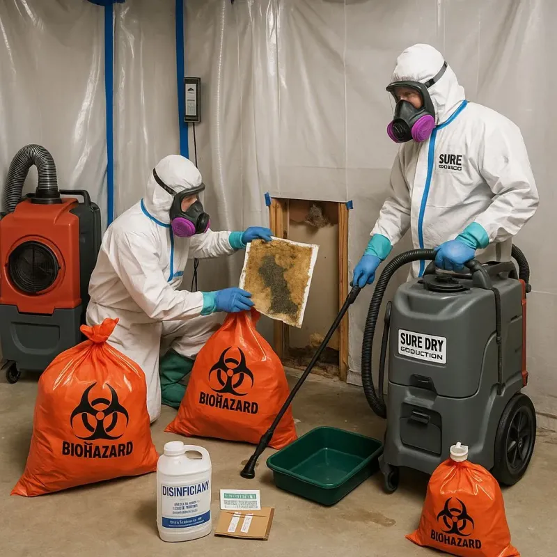 Contaminated Water Handling Protocols process in Delphos, OH